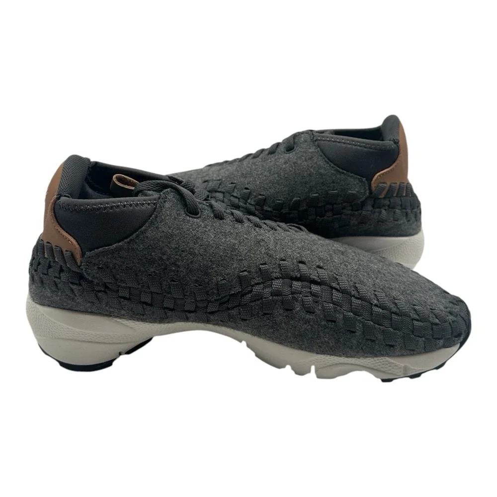 Nike Air Footscape Woven Chukka SE Shoes Mens 10.5 Dark Grey Sneakers 857874-002